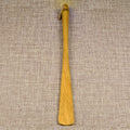 Long Handmade Oak Shoehorn with Leather Strap, Made in Scotland