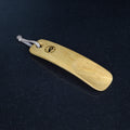 Wee Oak Shoehorn with Leather Strap, Made in Scotland